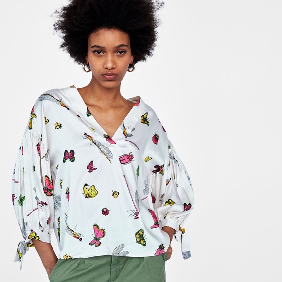zara bug shirt